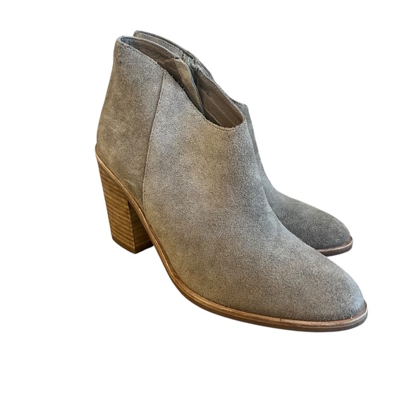 Jeffrey Campbell Shoes - Jeffrey Campbell Laszlo Block Heel Suede grey/brown Bootie SZ 7.5